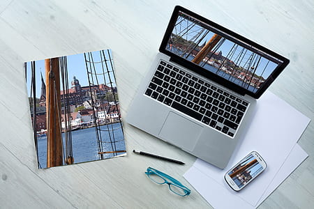 MacBook Pro on gray surface thumbnail