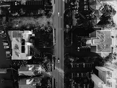 Bird's Eye View of Of Road And Buildings thumbnail