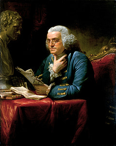 man in blue long-sleeved top reading book painting thumbnail