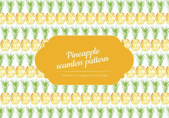 Vector Hand Drawn Pineapple Pattern svg, eps, ai file
