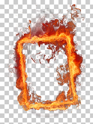 Fire , Fire Frame , box of flames PNG clipart