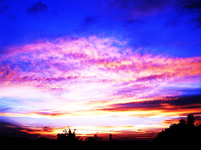 dawn, nature, sky, clouds thumbnail