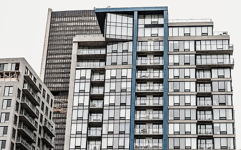 low-angle view of curtain wall building thumbnail