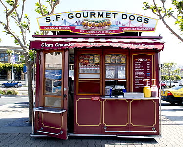 S.F. Gourmey Dogs food stall outdoor thumbnail