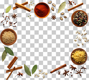 Condiment Spice, Edible spices, assorted spices formed into square frame PNG clipart
