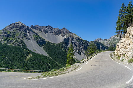 curved road with mountain thumbnail