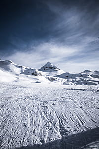 aerial photography of snowfield thumbnail