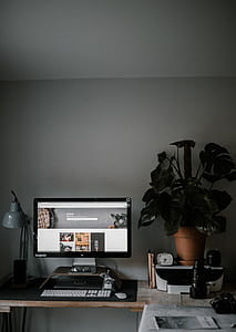 turned on computer monitor thumbnail
