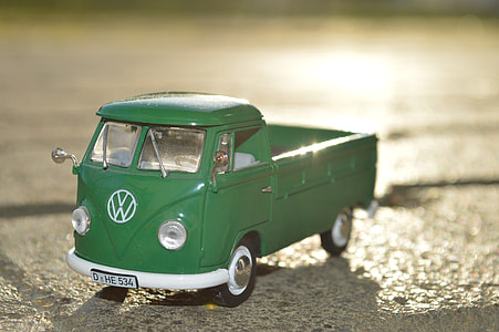 green Volkswagen truck thumbnail
