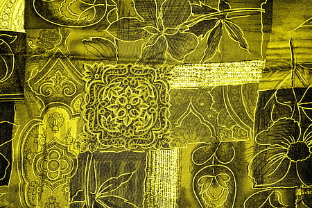 green floral textile thumbnail