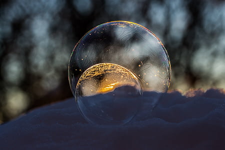 clear and gold-colored ball thumbnail