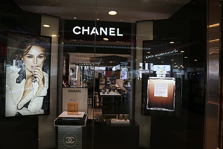 clear glass Chanel store thumbnail