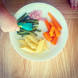 carrots on white ceramic plate thumbnail