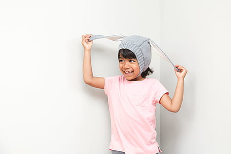 Girl In Bunny Ears Photo thumbnail