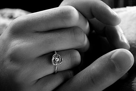 silver-colored ring thumbnail