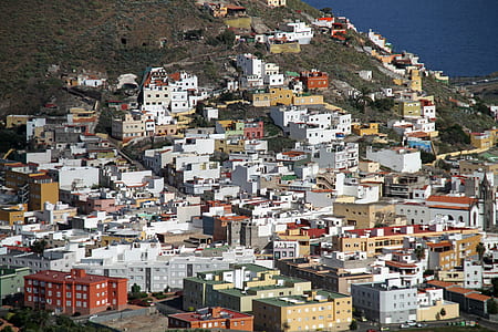 white concrete houses thumbnail