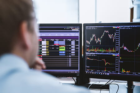 Businessman Working Finance Trading Stock Concept in the office thumbnail