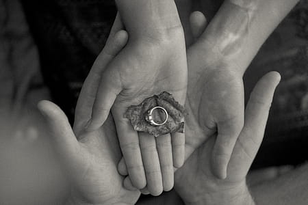 black-and-white, man, hands, love thumbnail