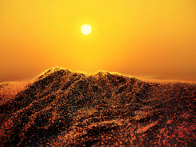 sand during golden hour thumbnail