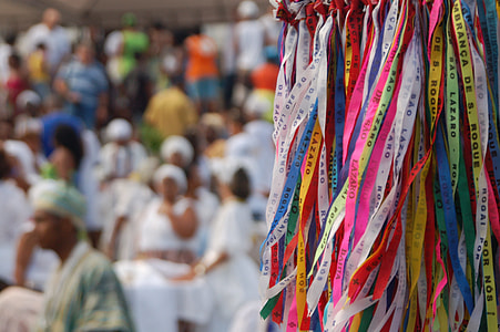 selective focus photo of assorted-color ribbon lot thumbnail