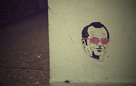 man wearing eyeglasses artwork thumbnail