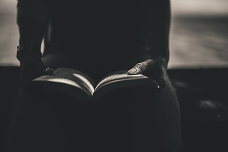 person reading book thumbnail