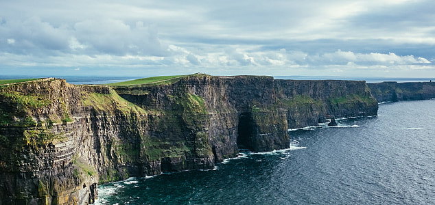 aerial photography of cliff thumbnail