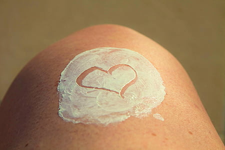 white lotion with heart drawn thumbnail