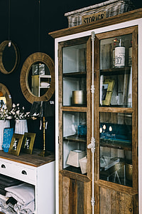 Beautiful vintage living room interior thumbnail