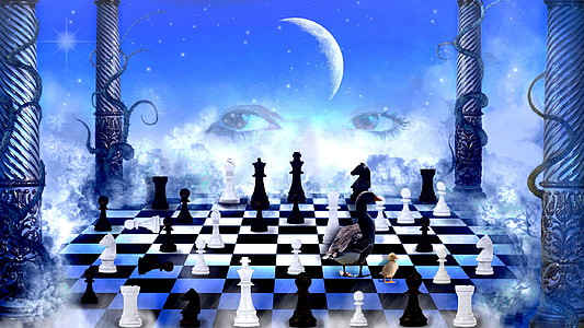 chess game under blue sky thumbnail