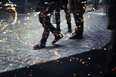 person walking on road thumbnail