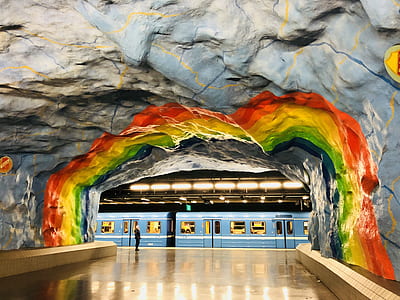 underground photography of train thumbnail