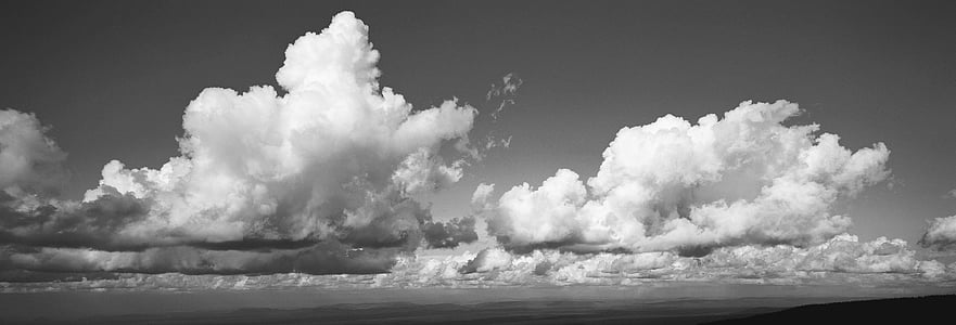 grayscale photo of clouds thumbnail
