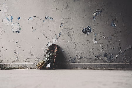 pineapple fruit near wall thumbnail