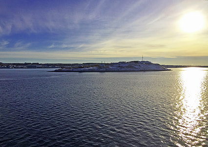 Landscape of George's Island with sky in Halifax, Nova Scotia thumbnail