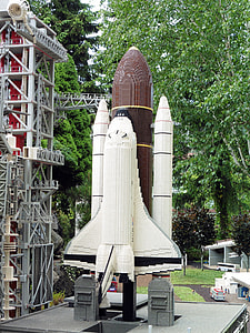 LEGO space shuttle miniature thumbnail