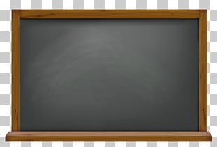 Board of education , Black School Board , chalk board with brown wooden frame PNG clipart