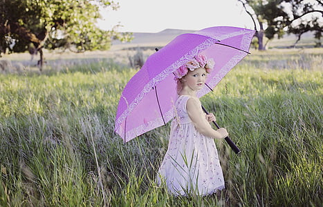 photo of toddler wearing white dress holding umrella thumbnail
