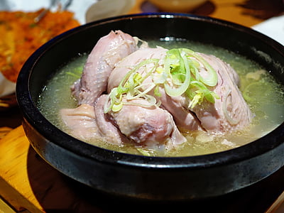 chicken soup on black pot thumbnail