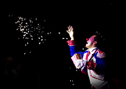 clown tossing popcorn thumbnail