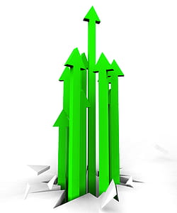 Arrows Up Represents Improvement Advance And Pointing thumbnail