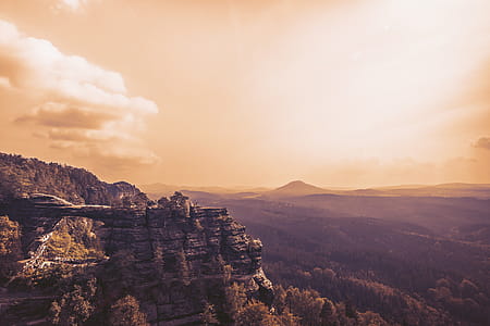 Beautiful view of the landscape from mountain thumbnail