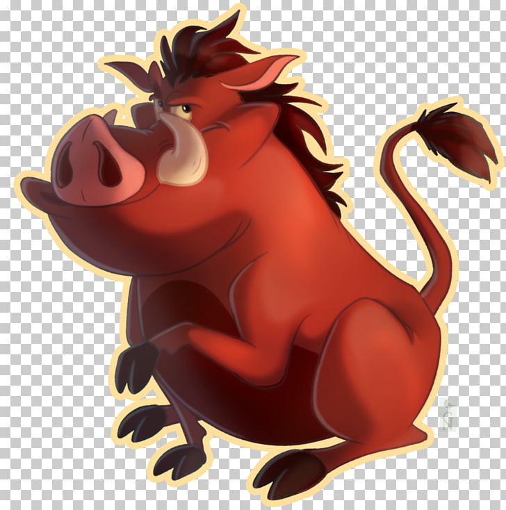 Wild Boar Common Warthog Cartoon Drawing Character Boar Png Clipart Free Cliparts Uihere