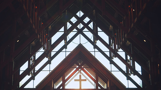silhouette photo of inside view of cathedral thumbnail