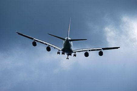 aircraft flying on the sky thumbnail