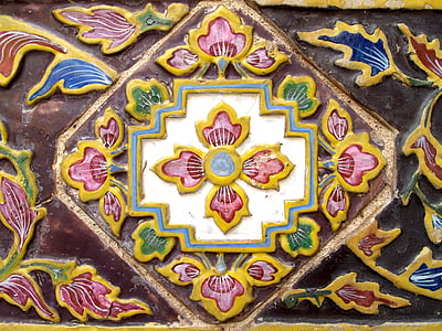 multicolored wooden engraved decors thumbnail