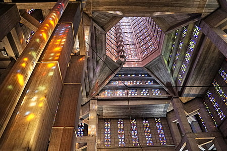 low-angle photography of building interior thumbnail