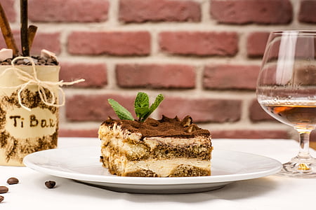 brown short cake on white ceramic top thumbnail