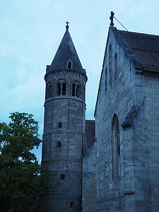 low-angle photo of gray concrete cathedral at daytime thumbnail