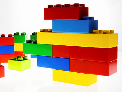 assorted-color building block lot thumbnail